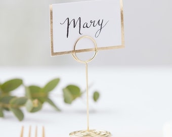 Table Number Holders Etsy