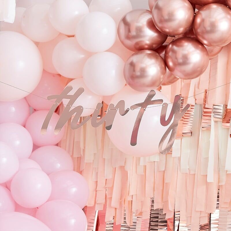 30th Birthday Decorations Hello 30 Rose Gold 30th Birthday - Etsy UK