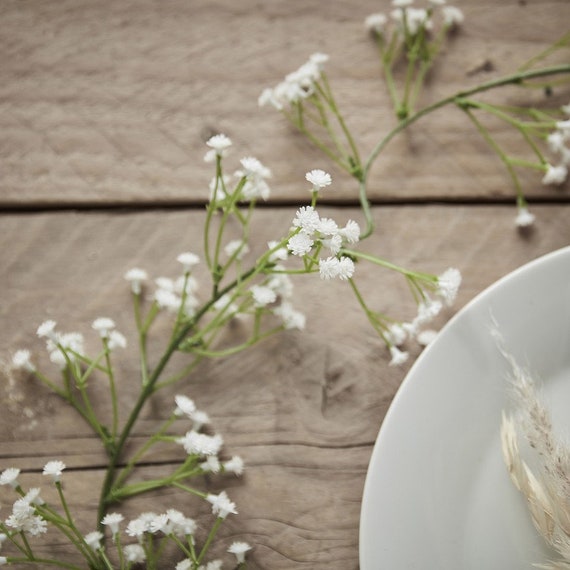 Artificial White Gypsophila Garland Artificial Flower - Etsy
