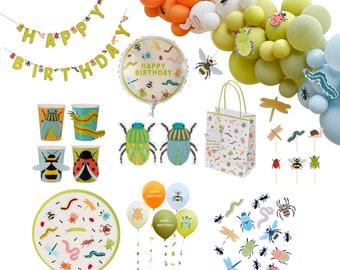 Bug feestdecoraties, kinderverjaardagsfeestje, Explorer feest, Creep Crawly Party, Natuur themafeest, Kinderfeestdecoraties