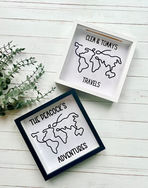 Personalised Travel Memory Box, Adventure Memory Box, Travel Gift, Travel Keepsake, Ticket Box, Honeymoon Gift, Gift for Her Him, Gap Year