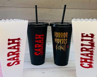 Horror Movie Night Gift Box: Tumbler, Earrings, Beanie  display picture 3
