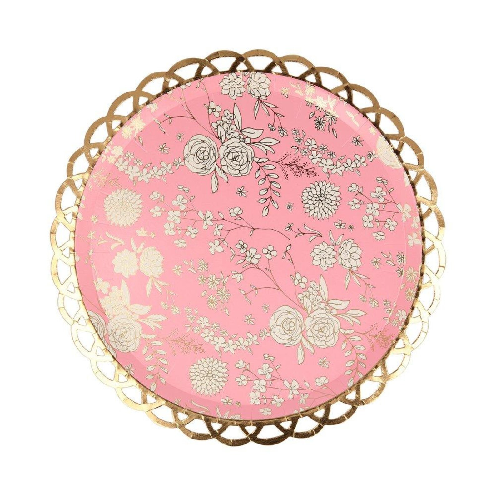 8 Floral Party Plates Tea Party Plates Lace Side Plate Etsy UK