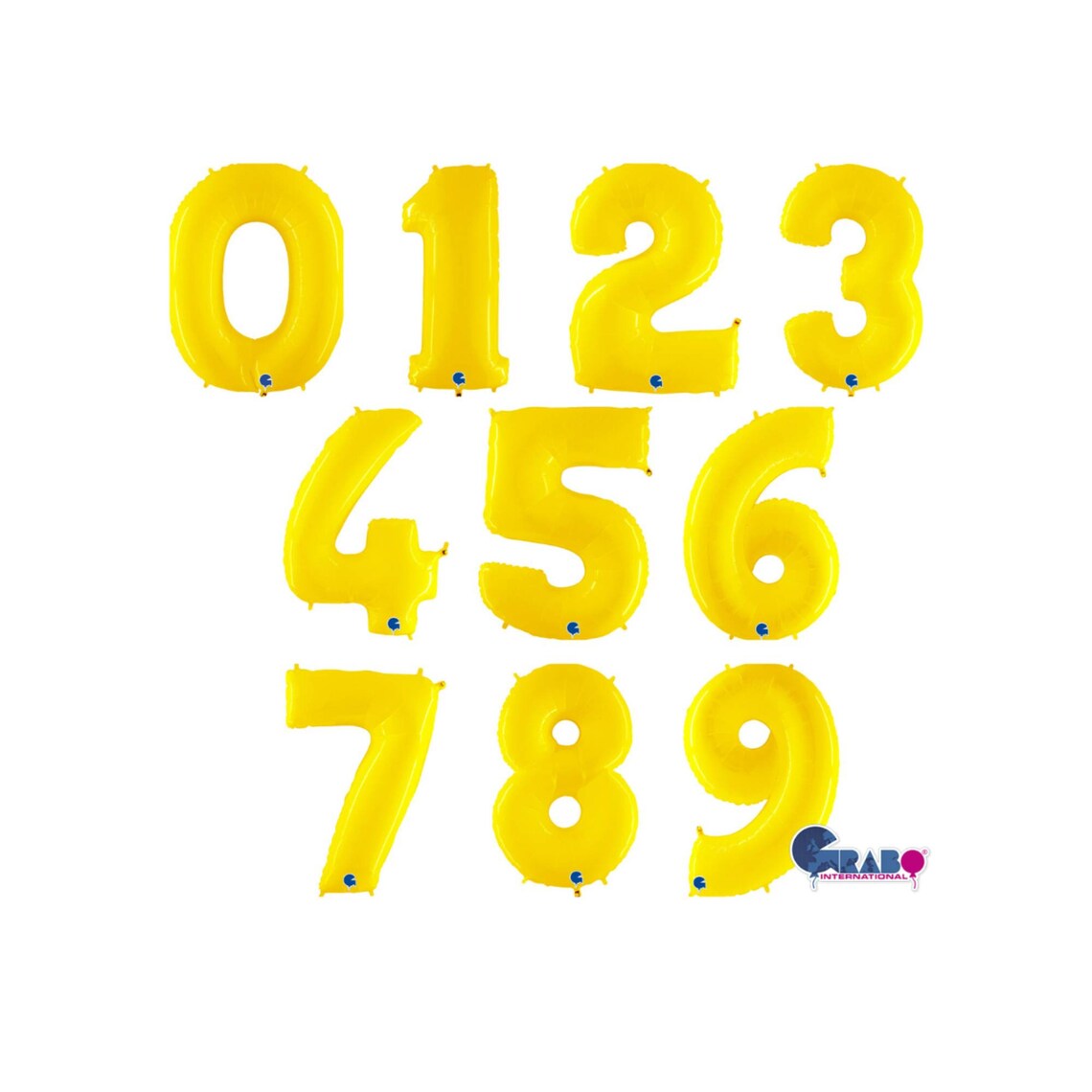 Yellow Number Balloon Large Foil Birthday Balloon Giant | Etsy