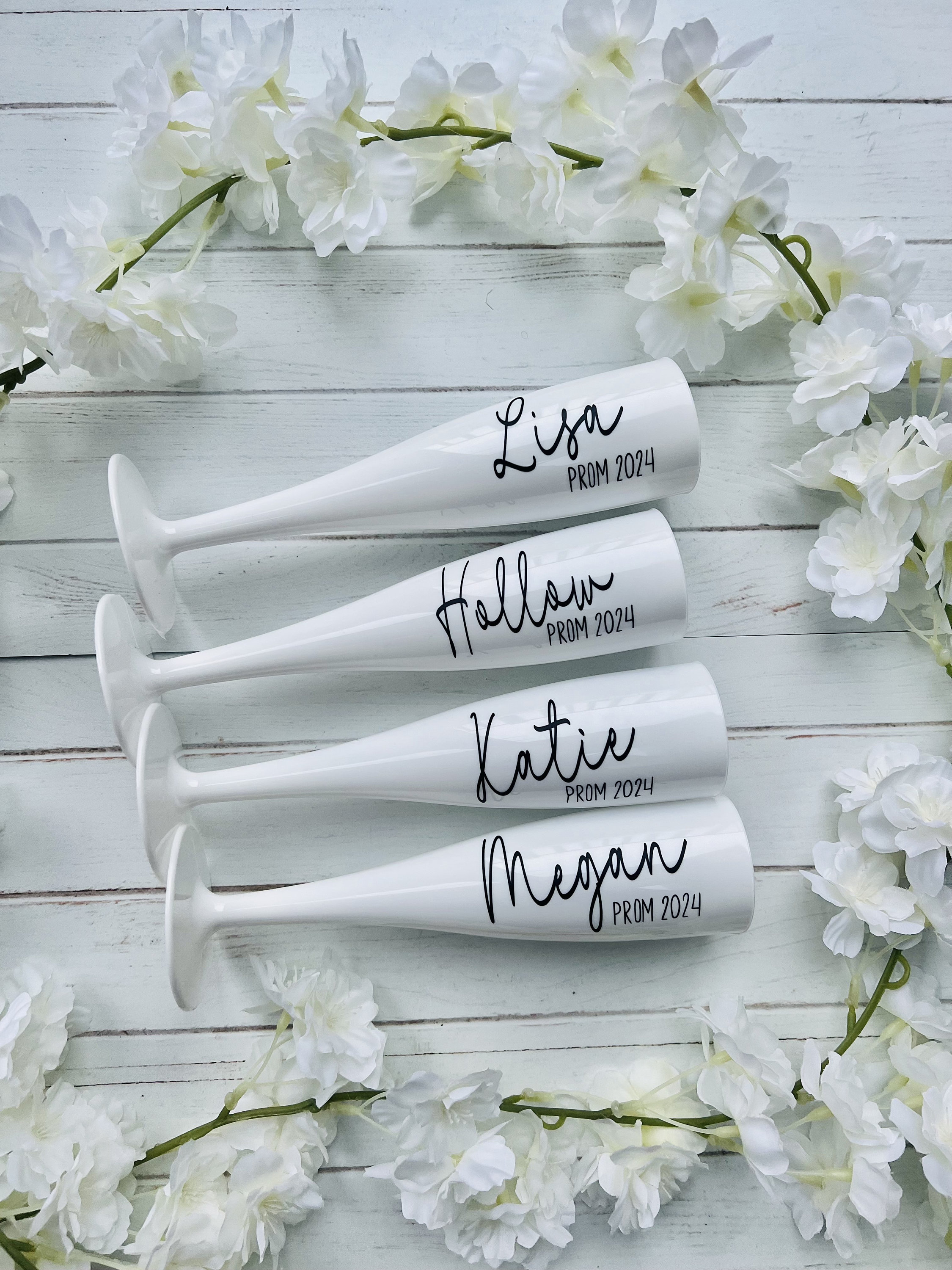 Prom Flutes Personalised Prom Champagne Flute, Prom 2026, Prom Gift, School Leaver ...