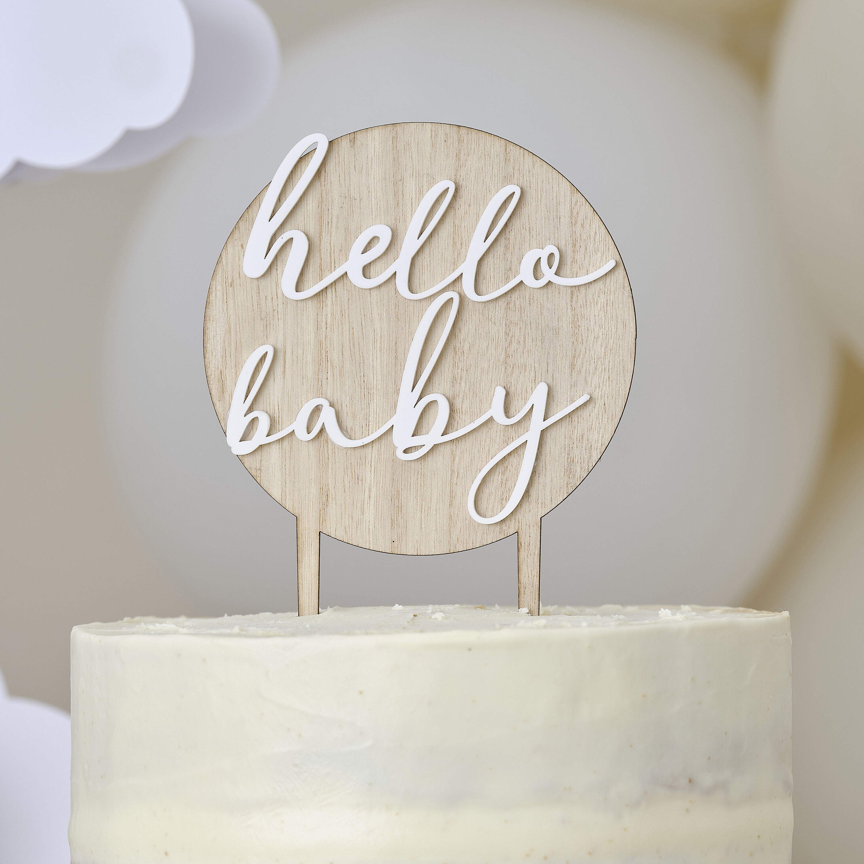 Hello Baby Cake Topper, Baby Shower Cake Topper, Gender Reveal Cake Topper,  Gender Neutral Baby Shower, Baby Shower Decorations 
