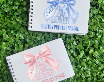 Personalised School Leavers Message Book, Year 6 School Leavers Book, Class of 2026, Year 6 Keepsake, Last Day Of Primary School, Year 11