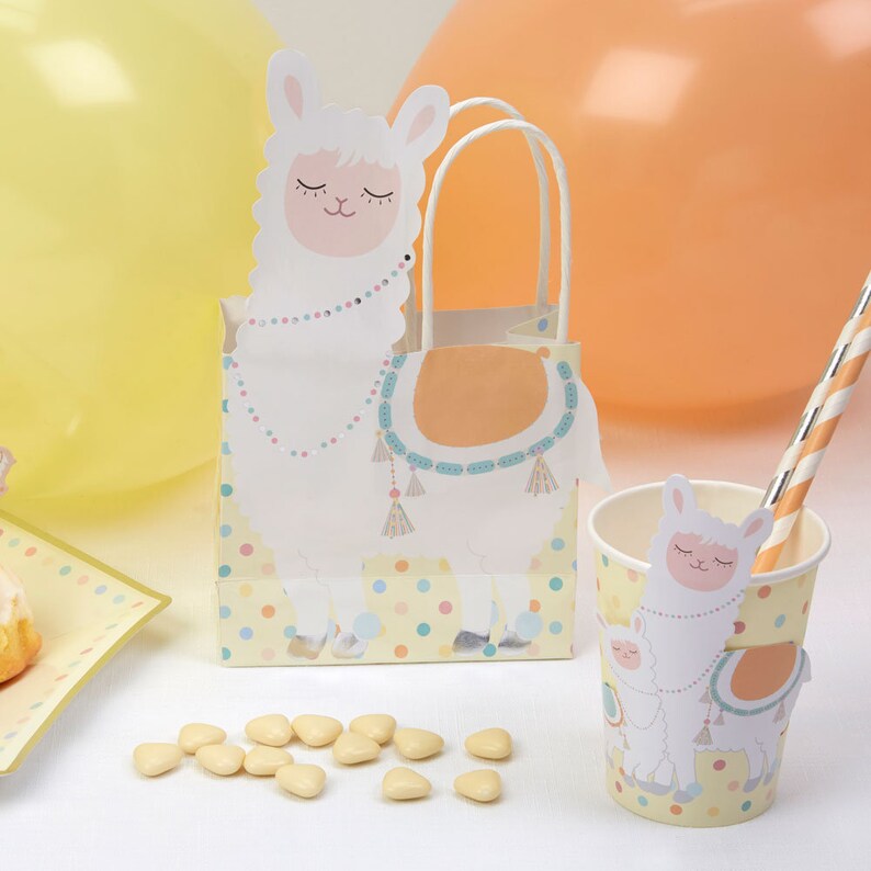 25 Llama Love Candy Cart Treat Bags New Arrival Party Llama Cake Bags Llama Sweet Bags Llama Party Theme Llama Baby Shower