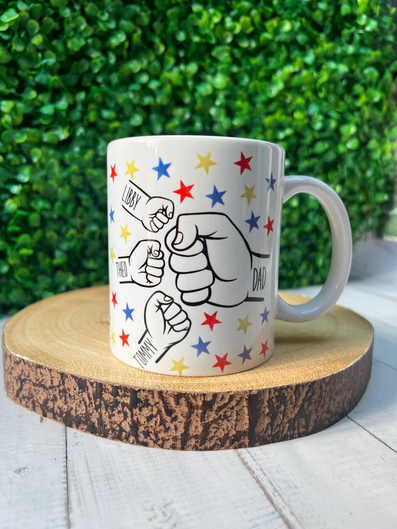 Personalised Fathers Day Mug, Dad Birthday Gift, Grandad Mug, Pops