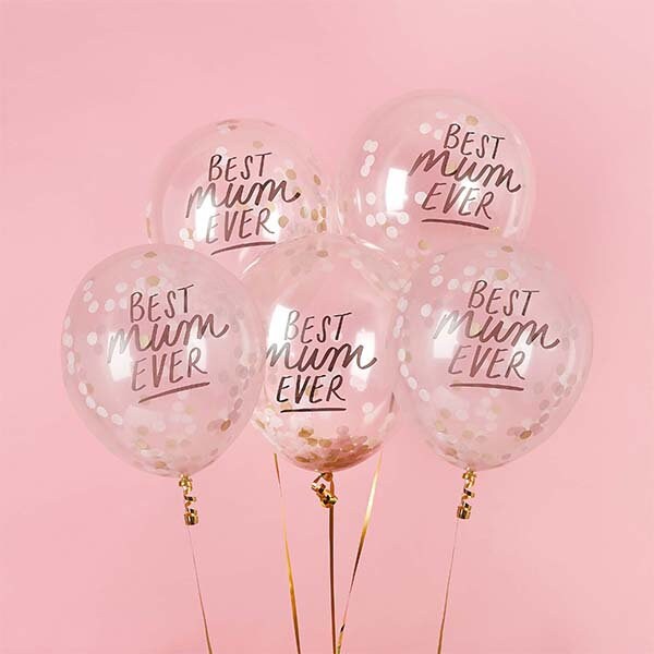 5 Mothers Day Balloons Best Mum Ever Balloons Mothers Day - Etsy UK