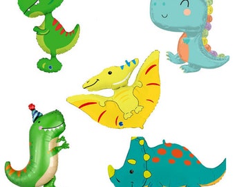 Ballons de dinosaures, ballons de dinosaures géants, fête d’anniversaire de dinosaure, douche de bébé de dinosaure, ballon stégosaure, ballon tricératops