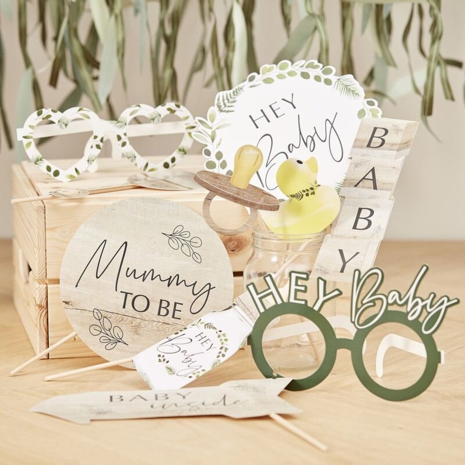 Baby Shower Girl Photo Booth Props