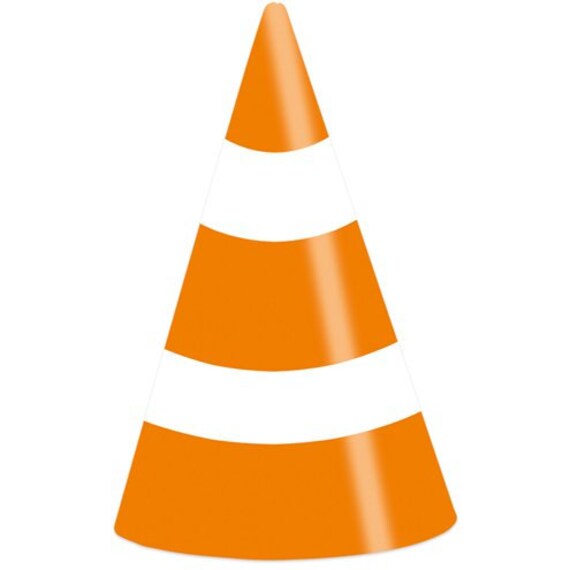 8 Construction Party Hats Construction 
