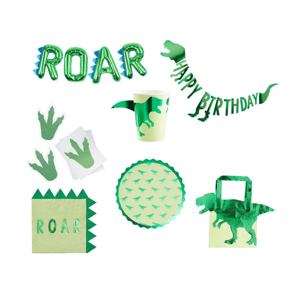 Dinosaur Birthday Decorations Etsy