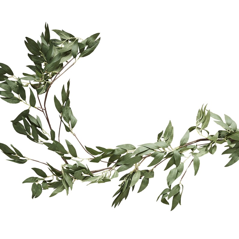 Green Ruscus Foliage Artificial Garland Greenery Garland Etsy UK