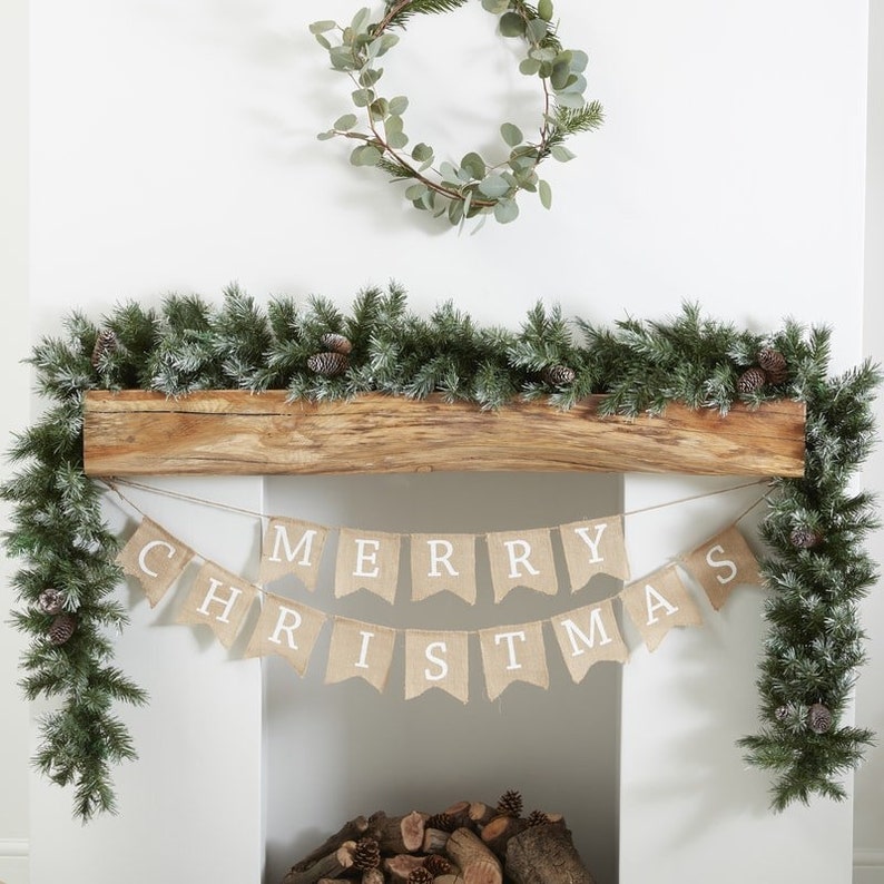 Festive Foliage Garland Rustic Christmas Tradition Garland image 1