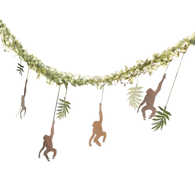 Safari Jungle Party Banner Safari Jungle Bunting Backdrop - Etsy