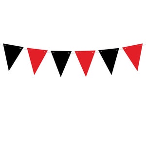 Décorations de fête de pirate, fête d'anniversaire de pirate, décor de pirate, articles de fête de pirate, ballons de pirate, assiettes de pirate, bannière de fête de pirate Flag Bunting