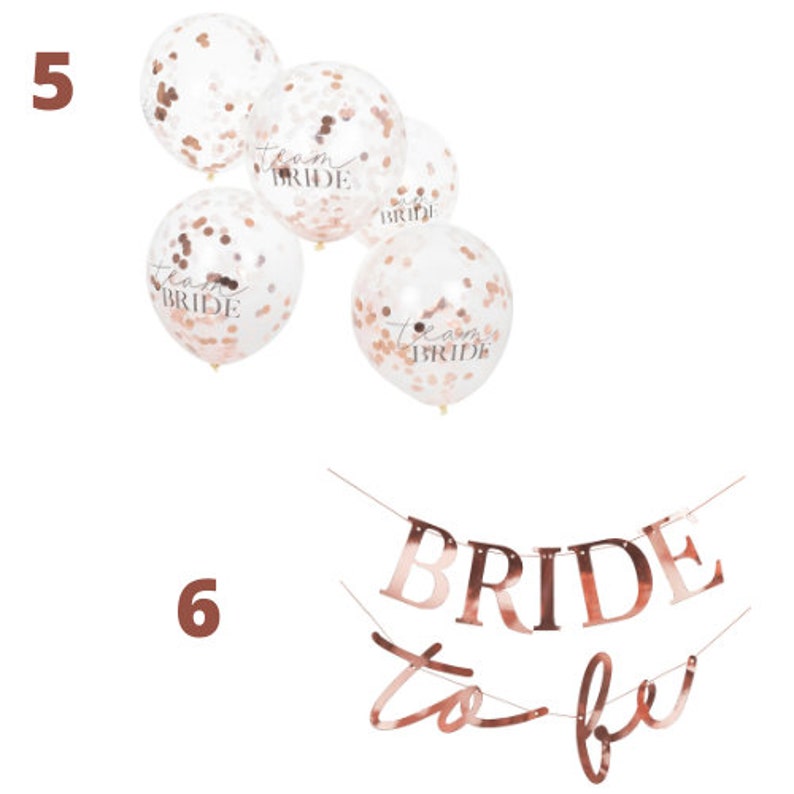 Blush Rose Gold Hen Party Decorations Bride to Be Sash Hen Etsy