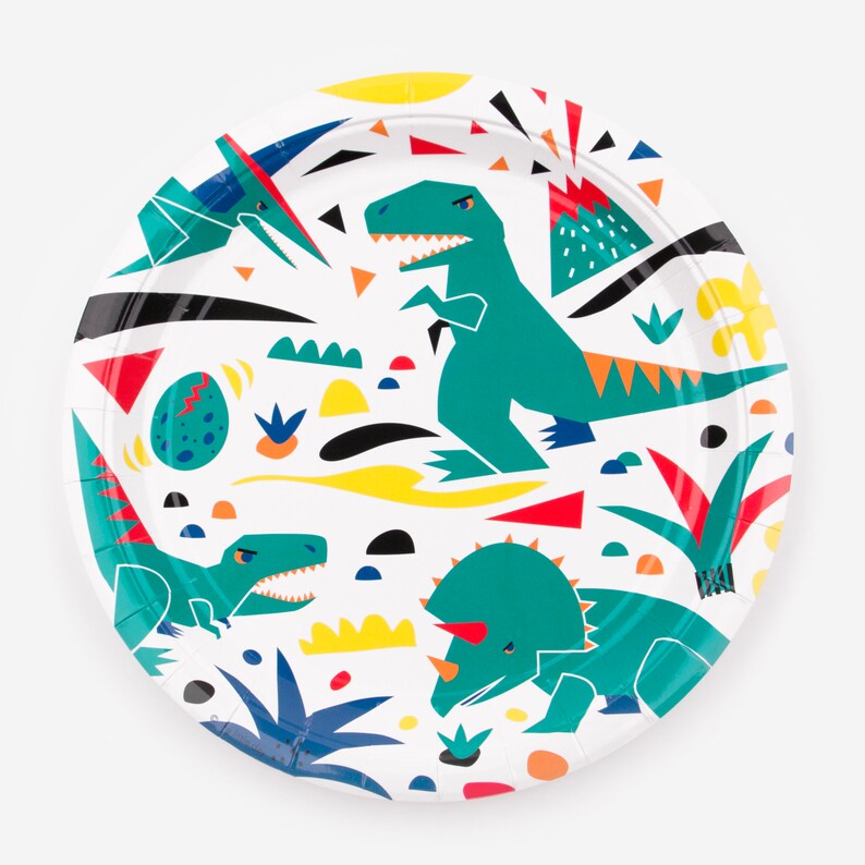 Dinosaur Party Supplies Dinosaur party decor Dinosaur Party Decorations 1st Birthday Dinosaur Birthday party 8 Dinosaur Party Cups