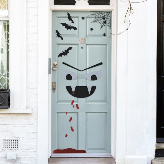 Vampire Halloween Door Decorations Halloween Door Decor Bat - Etsy