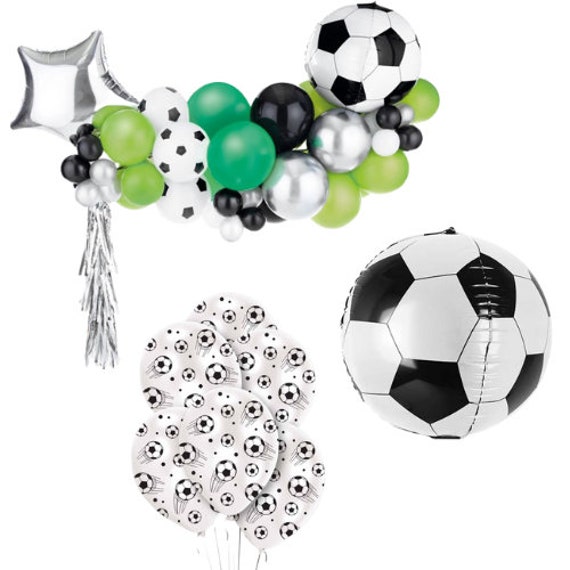 Durony Soccer Table Covers - 2 Pack Plastic Tablecloths For Soccer Parties & Events (54x108 In)
