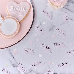 Team Bride Hen Party Confetti, Bridal Shower Confetti, Hen Party Confetti, Bachelorette Confetti, Hen Party Decor, Bridal Shower Confetti
