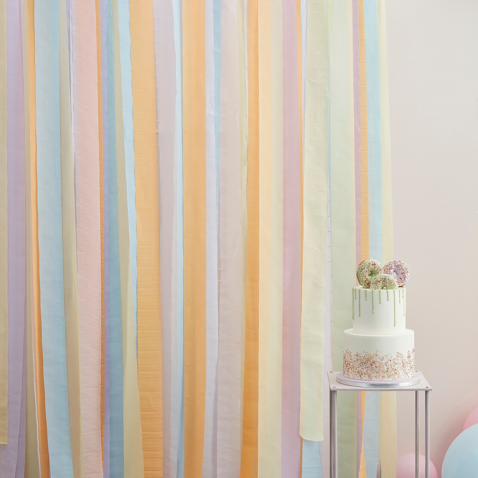 Streamer Backdrop Kit, Birthday Party Backdrop, Baby Shower Decorations ...