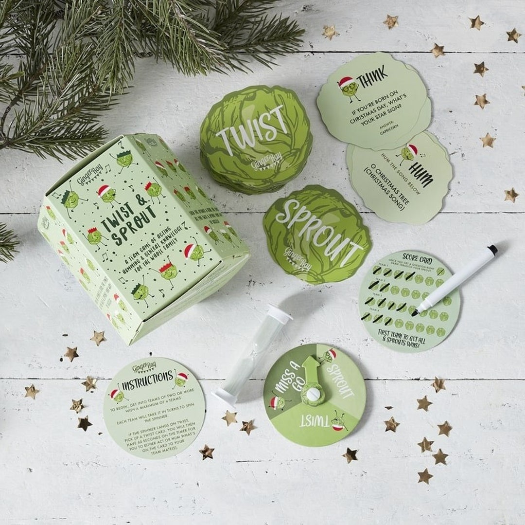 Christmas Games Christmas Table Game Family Christmas Game - Etsy