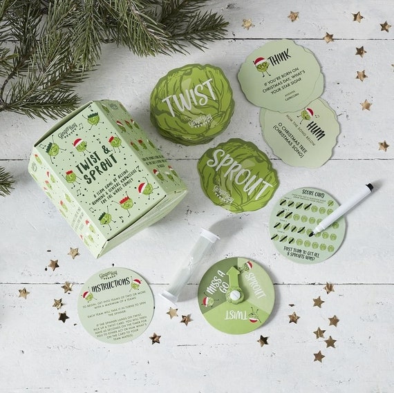 Christmas Games Christmas Table Game Family Christmas Game Etsy UK