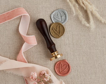 Heart Stamp Wax Seal, Wedding Stamp Wax Seal, Wax Stamp Wedding, Sealing Wax, Wedding Wax Seal, Sealing Wax Stamp,