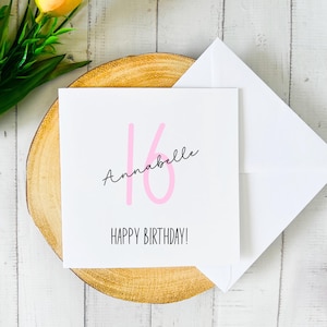 Personalised Birthday Card, Birthday Card,  Milestone Birthday Card, 21st Birthday Card, 16th, 18th ,40th, 50th 60th Birthday Card, Age Card