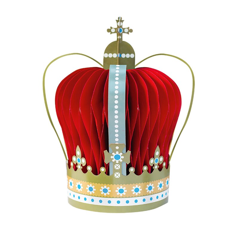 Crown Table Centrepiece Kings Coronation Party Decorations Etsy UK
