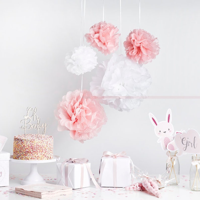 Girl Baby Shower Pink Baby Shower Decor New Arrival Gender Reveal Decor New Baby Pink Straw Baby Shower Straws Personalised Straws