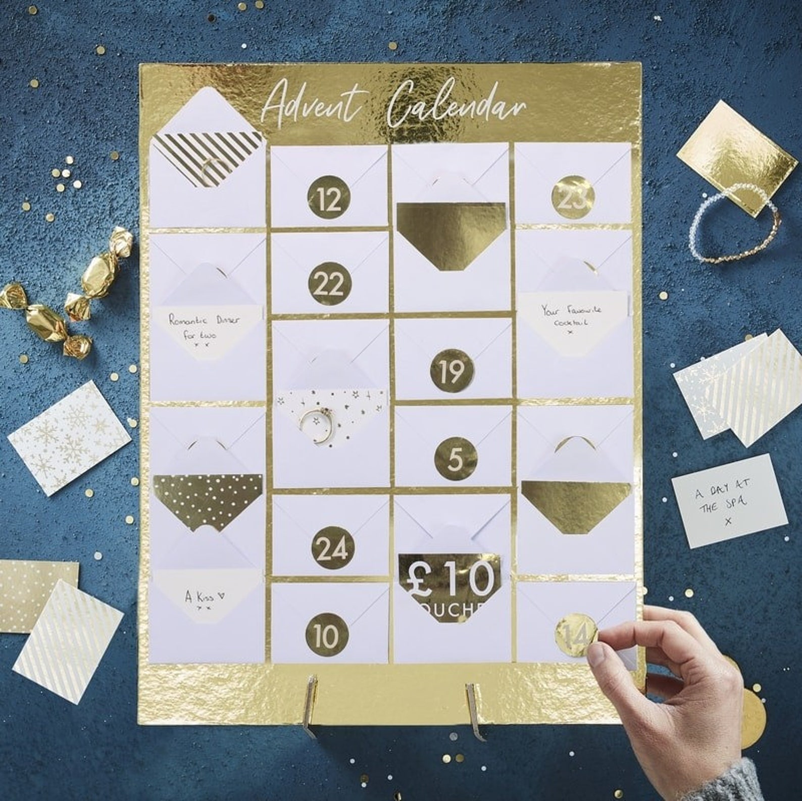 Mini Envelope Advent Calendar DIY Advent Calendar Advent Etsy UK