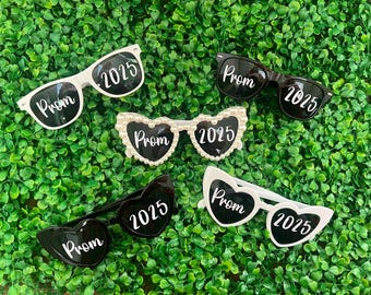 Prom Sunglasses, Prom 2025 Sunglasses, Heart Sunglasses, Sunglasses, Custom Sunglasses, prom decorations , prom accessories, Prom Gift