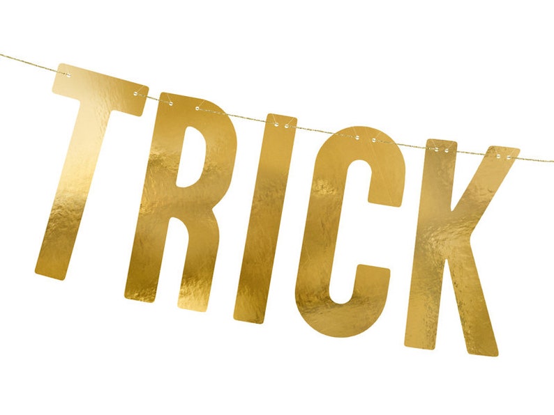 Halloween Birthday, Trick or Treat Banner Trick or Treat Bunting Halloween Party Halloween Decorations Halloween Backdrop