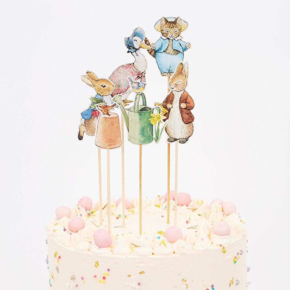 Peter Rabbit Cake Topper Peter Rabbit Cake Decoration Peter Etsy