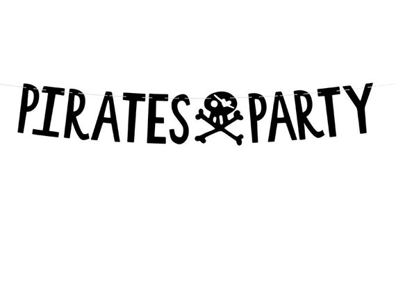 Pirate Party Decorations, Pirate Birthday Party, Pirate Decor, Pirate Party  Supplies, Pirate Balloons, Pirate Plates, Pirate Party Banner 