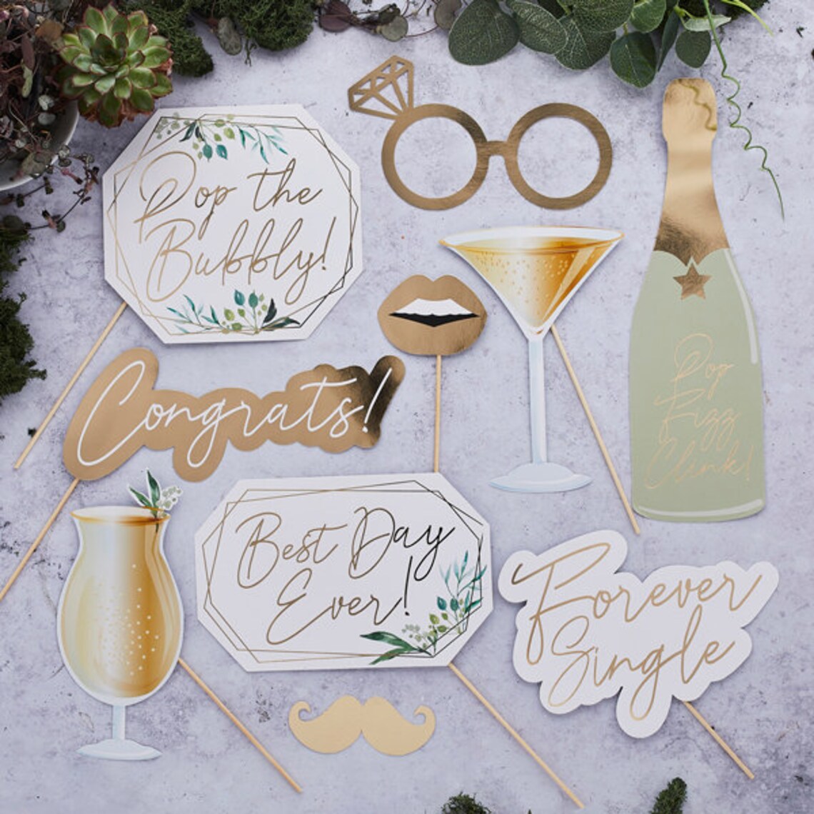 Hen Do Party Photo Props Hen Party Decorations Bachelorette Etsy UK