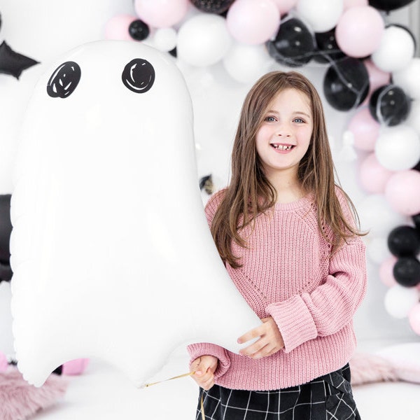 Giant White Ghost Balloon, Halloween Balloons, Halloween Decoration, Ghost Party Supplies, Halloween Party Supplies, Haunted House