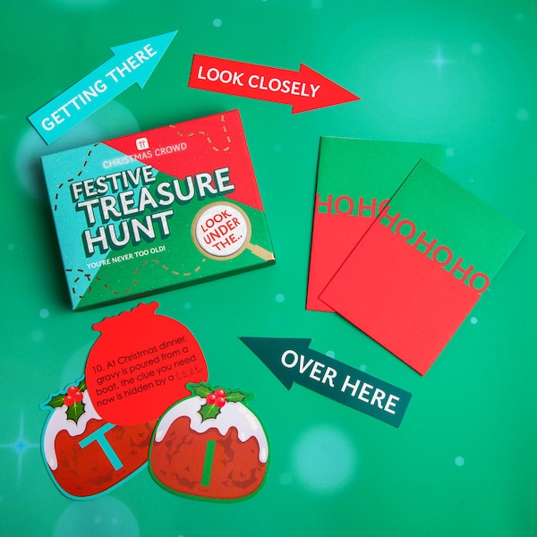 Christmas Treasure Hunt Etsy UK