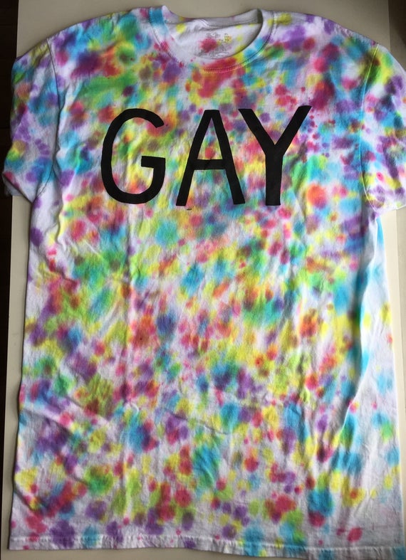 Gay Pride Tie Dye T Shirt Etsy