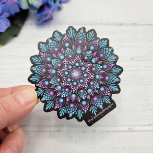 Mandala Vinilo Pegatina / diseño mandala / impermeable