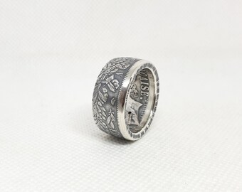 Bague Pièce De Monnaie 5 Francs Cérès En Argent - Coin Ring - Neuf Avec étiquettes