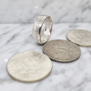 10 Escudos of Portugal silver coin ring