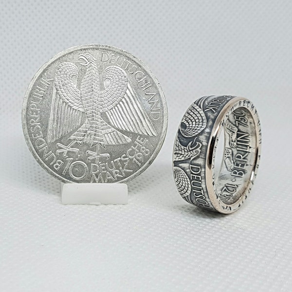 10 Deutsche Mark Berlin coin ring from Germany (coin ring)