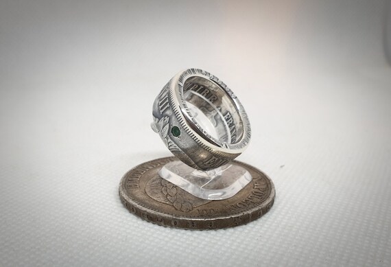 Bague Pièce De Monnaie 5 Francs Napoléon III En Argent (coin Ring) - Neuve Avec étiquettes