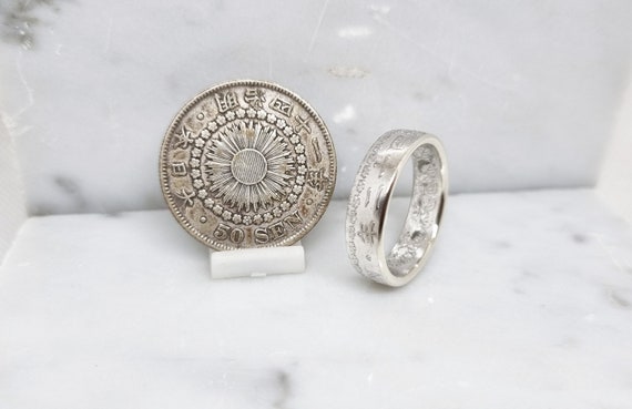 Vintage Look Coin Ring Design 1 - Amoliconcepts