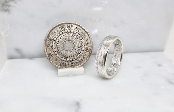 Vintage Look Coin Ring Design 1 - Amoliconcepts